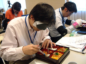 ユニバーサルデザイン集団研修のようす